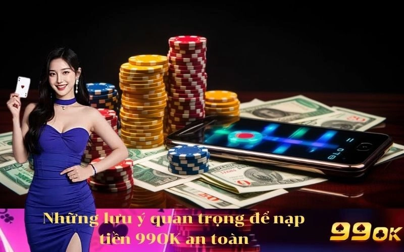 Những lưu ý quan trọng để nạp tiền 99OK an toàn