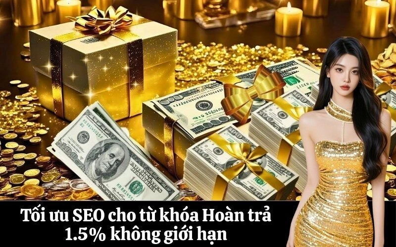 Tối ưu SEO cho từ khóa Hoàn trả 1.5% không giới hạn